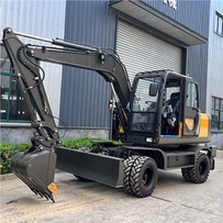 車輪付き掘削機